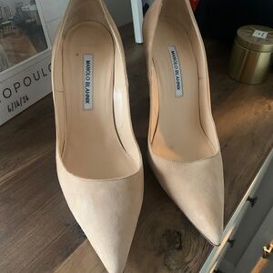 Suede Manolo Blahnik heels size 40